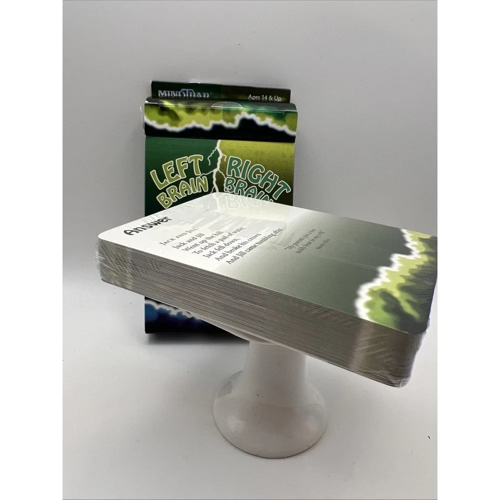 Mindtrap Left Brain Right Brain Solve Language Logic Picture‎ Puzzles Artistic